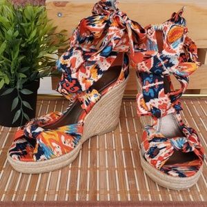 IMPO Tipsy Espadrille Wedge Sandals